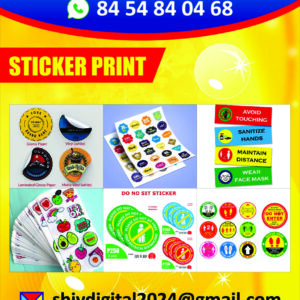sticker print/shape sticker