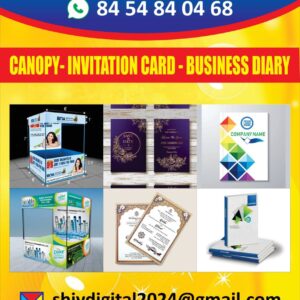 diary / custom diary/ invitation card